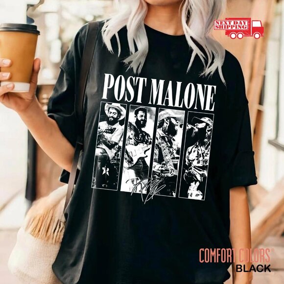 Vintage Post Malone Shirt | F1 Trillion Tour Rap Music Tee - Picture 2 of 2